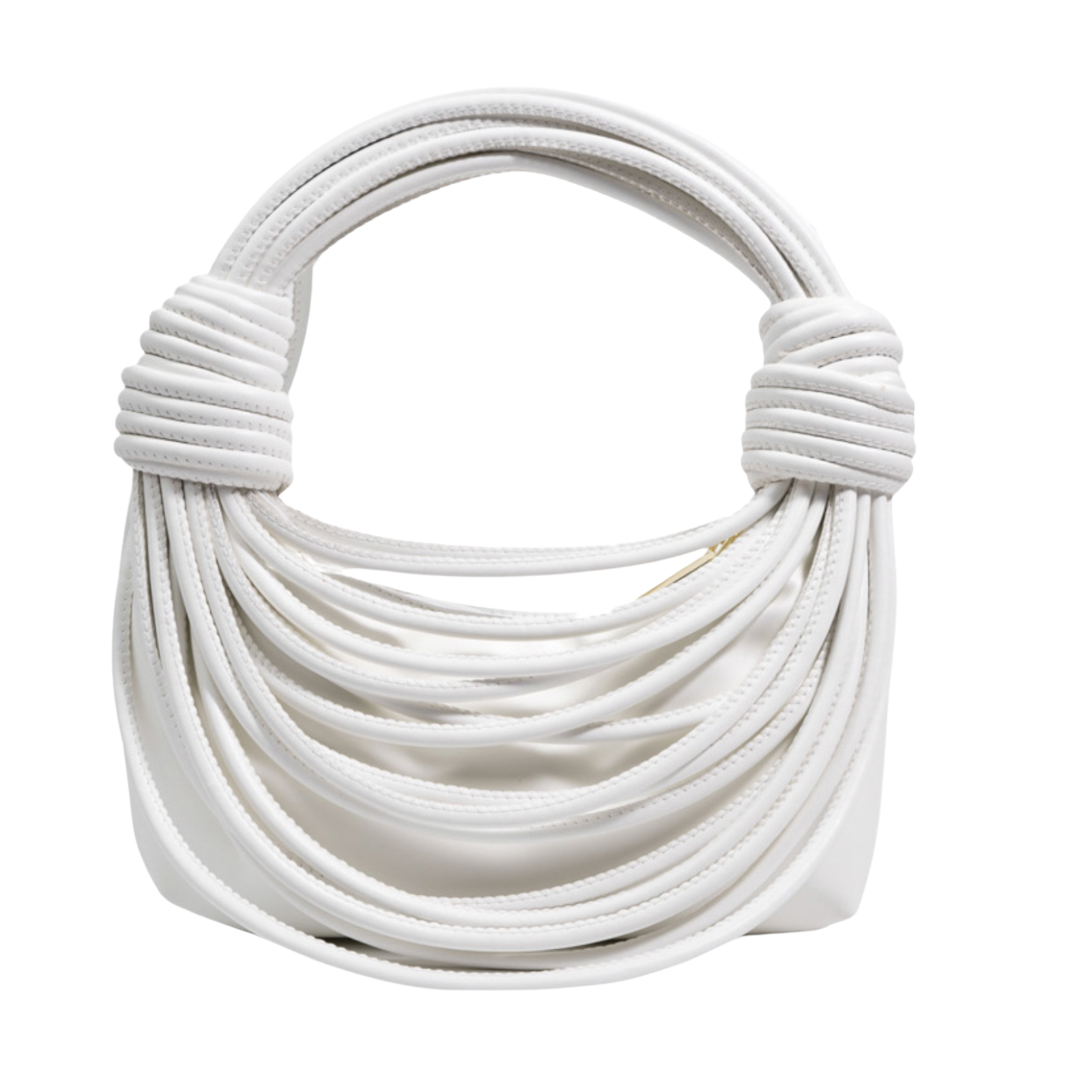 Jodie Tubular Spaghetti Bag + White