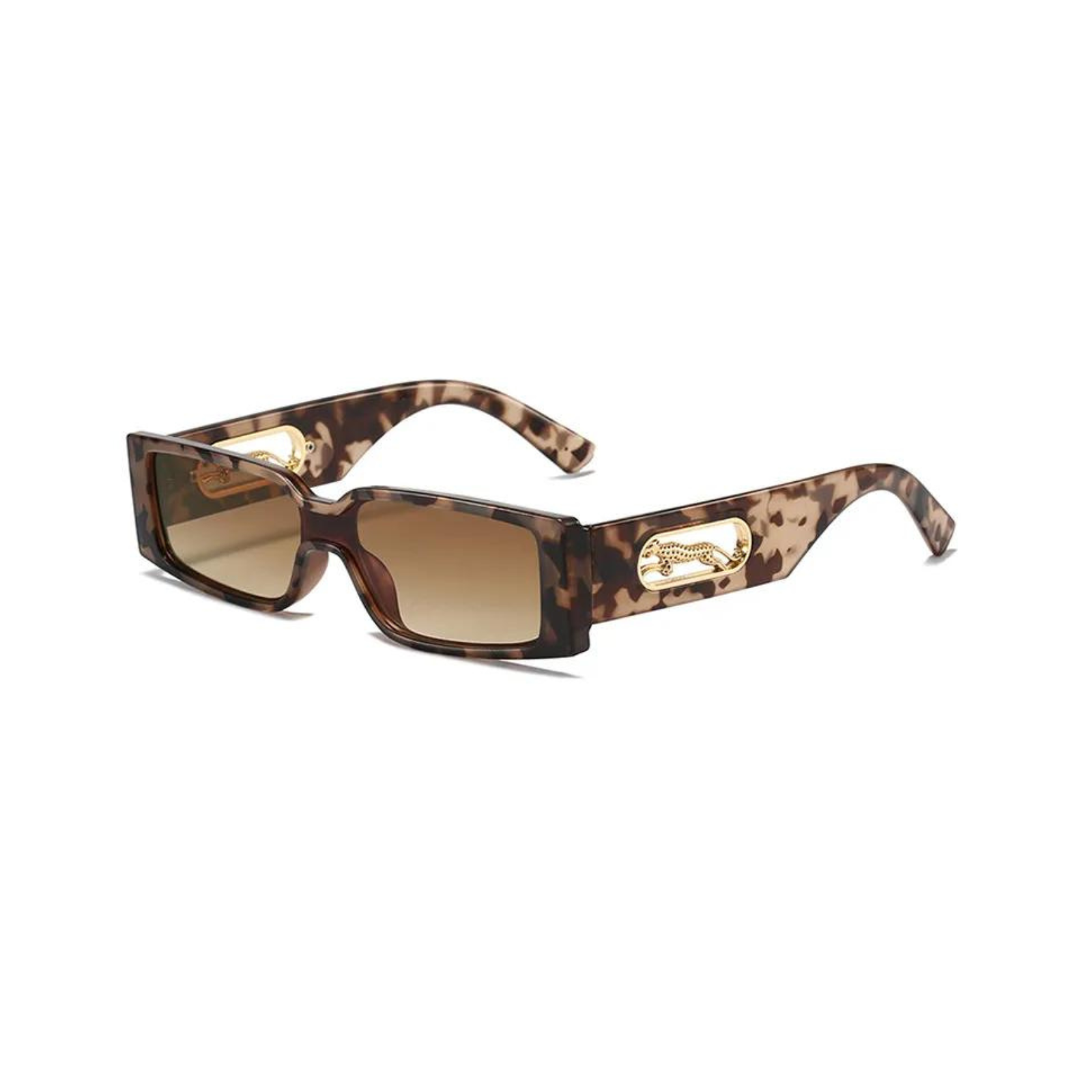 Jagger Sunglasses / Leopard + Brown
